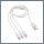 3 v 1 USB polnilni kabel – z micro USB / USB-C / Lightning priključki 07705
