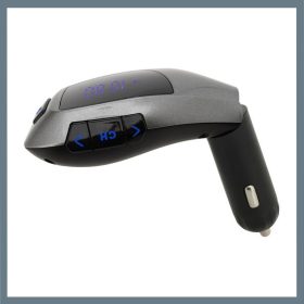   Handsfree FM-transmitter MULTI – prostoročni telefon, predvajalnik glasbe in USB polnilnik v enem 07719