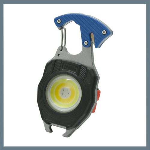 Večnamenska COB LED svetilka – 740 lumnov, z vžigalnikom in rezilom za pasove 08327