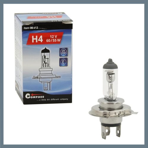 Halogenska avtomobilska žarnica H4 12V 60/55W P43t 08412