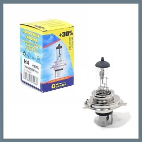   Halogenska avtomobilska žarnica +30 % – 12 V H4 60/55 W P43t 08423