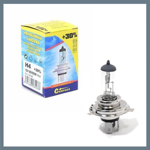 Halogenska avtomobilska žarnica +30 % – 12 V H4 60/55 W P43t 08423