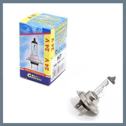H7 24V 70W PX26d halogenska avtomobilska žarnica – z UV filtrom 08462