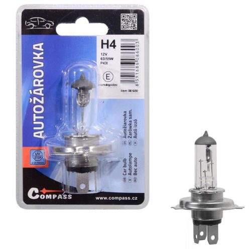 H4 12V 60/55W halogenska avtomobilska žarnica – 1 kos 08600