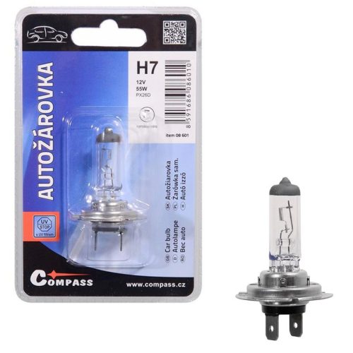 H7 12V 55W halogenska avtomobilska žarnica – 1 kos 08601