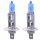 H1 12V 55W halogenska avtomobilska žarnica – WHITE LASER, xenon učinek, 2 kos 08629