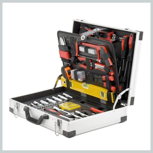 ALU PROFI 139-delni komplet orodja v aluminijastem kovčku 09458