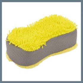 Mikrovlaken autoshampoo spons – GELB, 23 x 11 x 5 cm 10331