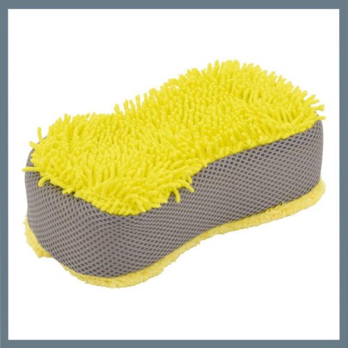 Mikrovlaken autoshampoo spons – GELB, 23 x 11 x 5 cm 10331