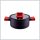 Perfect Home Aluminijasta ponev Straight Line s steklenim pokrovom, 20 cm, 3 l, indukcija 10406
