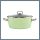 Perfect Home Green Elite Emajlirana ponev 20 cm + stekleni pokrov 10407