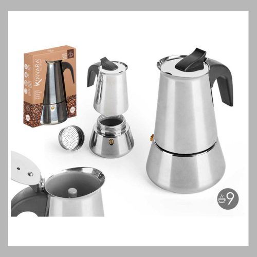 Indukcijska kafetiera – 9 skodelic – Model 12883