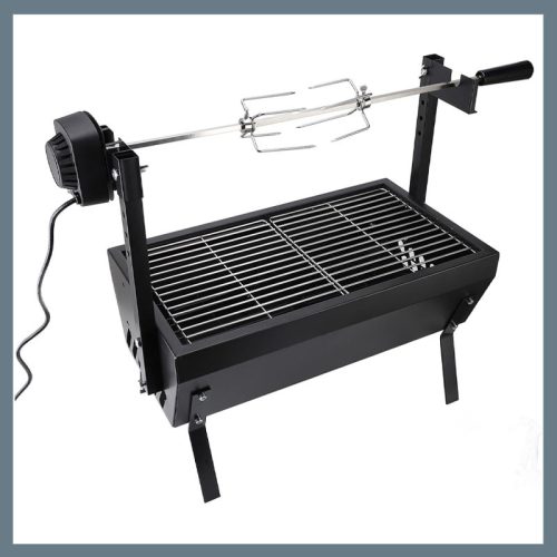 Ogljni žar BARBECUE 60 cm z motorjem 230 V 13036