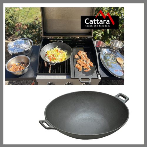 Grill ponev, wok litoželezna 31 cm 13069