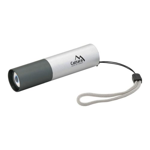 Polnilna LED svetilka ZOOM – 120 lm, siva 13164