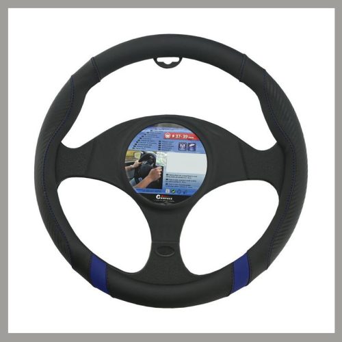 Compass zaščitni prevlek za volan – črno-modra, 37–39 cm 31457