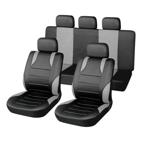SPORT AIRBAG komplet prevlek za sedeže – 9 kosov, siva 31674