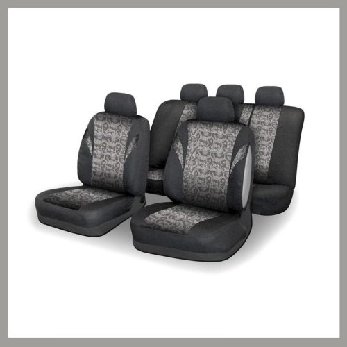 JACK III Set sedežnih prevlek – 9 kosov, združljiv z zračnimi blazinami 31686