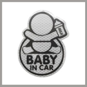 „Baby in Car“ odsevna nalepka 34320