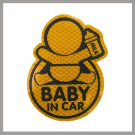 „Baby in Car“ odsevna nalepka 34321