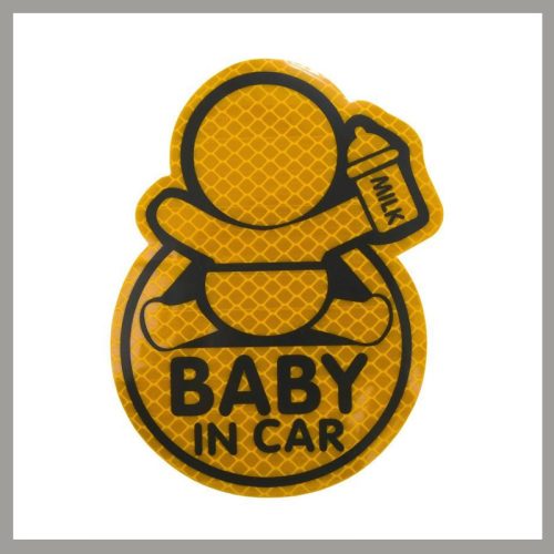 „Baby in Car“ odsevna nalepka 34321
