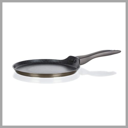 Testo za palačinke s prevleko proti prijemanju METALIC PLATINUM 24 x 1,6 cm 40051919