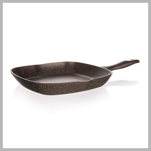 BANQUET ponev s prevleko proti prijemanju, temno rjava, 28 × 28 cm – model 40055228