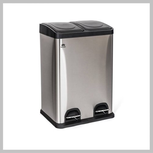 BRILANZ Koš iz nerjavečega jekla SAVERY 40 l (2 x 20 l) 48860951