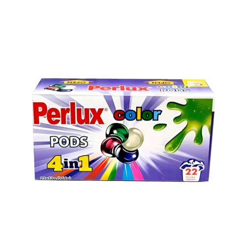Pralni gel v kapsulah Perlux 4in1 Color 22 kosov 5999559555220