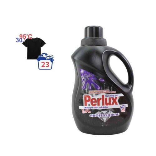 Perlux pralni gel za črna oblačila – 1,5 litra – 23 pranj 599955955525