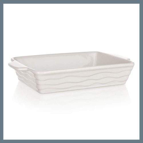 BANQUET Pravokotna posoda za peko CULINARIA Bela 24 x 14,5 cm 60ZF02
