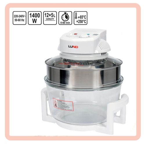 Halogenska pečica Lund 1400W 67640