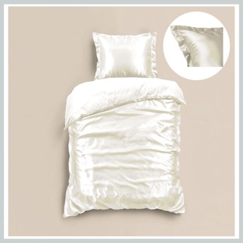 Satenasto pregrinjalo 140x220 SHIE WHITE 8720578108626