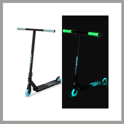 Spokey Svetleči stunt roller – za ekstremne trike, s svetlečimi kolesi in ročajem 944606