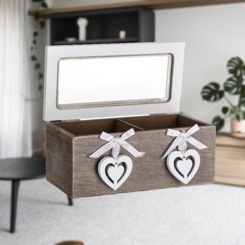 DOMOV DEKOR Čajna skrinjica SCULPTURE HEARTH 63917608