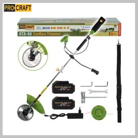 PROCRAFT Baterijski komplet za rezanje krtač ATA-40C