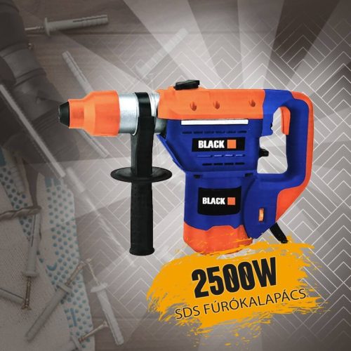 BLACK SDS vrtalno kladivo 2500W 12255