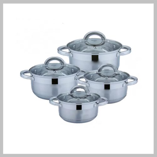 BJORGHOME LINE - SET ZA PEČENJE IZ NERJAVEČEGA JEKLA (32CM, 30CM, 28CM, 26CM), 8 KOSOV - BL-1465