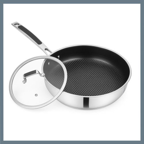 Bachmayer Ponev iz nerjavečega jekla s pokrovom 28 cm BM-1014-28