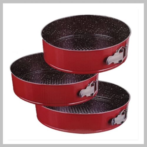 BACHMAYER 3 oblike za torte z bakreno zaponko BM-334