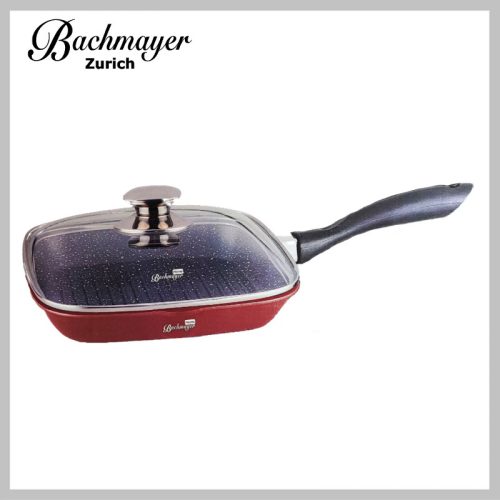 Bachmayer Neprijemljiva marmorna prevleka za žar Burgundi 28 cm BM-7852-28