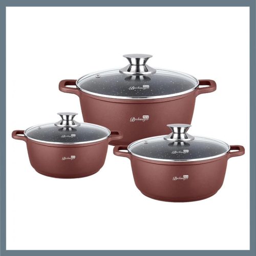 Bachmayer 6-delni set posod z granitnim premazom BM-7869