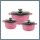 Bachmayer 6-delni roza set posod BM-7870