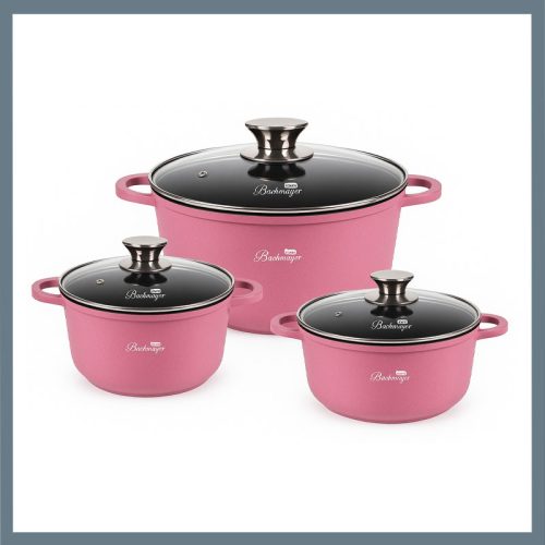 Bachmayer 6-delni roza set posod BM-7870