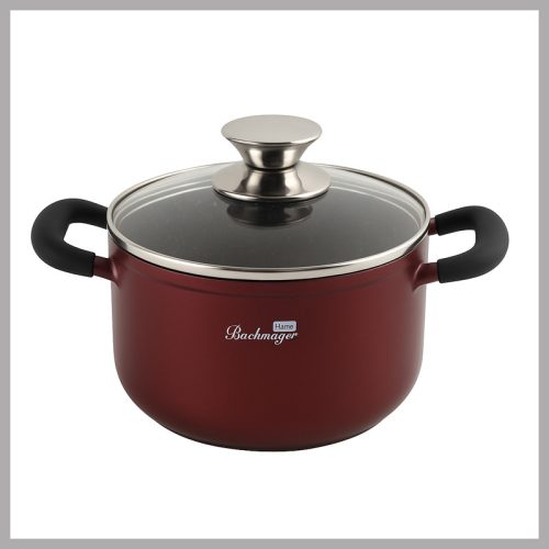 Bachmayer globoka ponev s pokrovom, 20 cm BM-7882-20