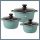 Bachmayer 6-delni zeleni set posod BM-7896