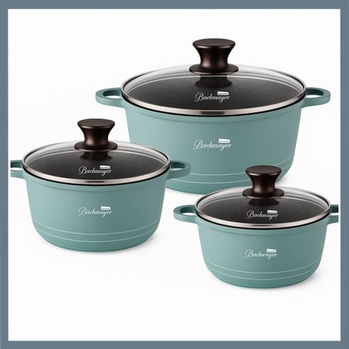 Bachmayer 6-delni zeleni set posod BM-7896