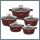 Bachmayer 10-delni set posod, rjav BM-8823