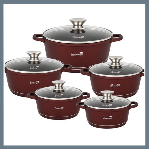 Bachmayer 10-delni set posod, rjav BM-8823