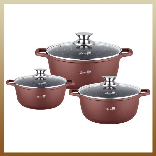 Bachmayer 6-delni set posode s premazom iz marmorja BM7863